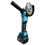 Polizor Unghiular Profesional fără Fir, cu 2 Acumulatori 36V 6Ah, 125mm, Trusă Transport - imagine 7