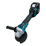 Polizor Unghiular Profesional fără Fir, cu 2 Acumulatori 36V 6Ah, 125mm, Trusă Transport - imagine 6