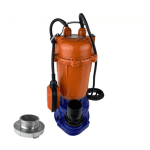 Pompa de apă murdară submersibilă Campion, 3.5 kW, cu plutitor și cuțit exterior, 15 m³/h, Fontă + cuplă furtun
