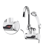 Robinet Electric Instant Apă Caldă cu Display Digital și Furtun pentru Duș, 3000W