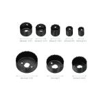 Set 11 freze pentru găurit lemn, rigips și plastic, 19–64 mm - imagine 5