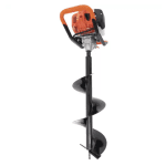 Set Motoburghiu Pământ Campion GT4350, 6CP, 2T, 52cc + 3 Burghie Ø100/150/250mm, 800mm - imagine 2