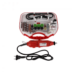 Set trusă minifreza tip biax Campion, 117 piese, 500W, 12000 RPM, variator turație