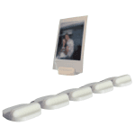 Suport / Ramă Poze Instant (Polaroid, Instax, Foto Instant) – Set 5 buc, Negru / Alb - imagine 2