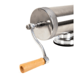 Aparat de Făcut Cârnați Vanessa, orizontal, cu ventuză, capacitate 3 kg, din inox alimentar, 3 pâlnii incluse - imagine 2