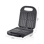 Aparat pentru Waffle și Sandwich-uri ACKILISS ACL-231, 1400W, Plăci Antiaderente, 4 Porții, Încălzire Dublă, Ușor de Curățat - imagine 7