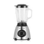Blender Electric 2-în-1 ACKILISS, 1000W, 1.5L, Cu Funcție de Mixare și Măcinare, 6 Lame din Oțel, Argintiu, Garantie 3 Ani