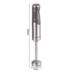 Blender Vertical de Mână ACKILISS ACL-391, 400W, 4 Lame din Inox, Funcție de Zdrobire Gheață, Design Ergonomic, Silențios - imagine 7