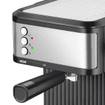 Espressor Automat HALEY, 1.8 L, 850W, 20 Bar, Sistem Semi-Automat, Argintiu/Negru - imagine 4