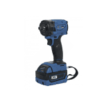 Mașină de Înșurubat cu Impact 2 în 1, Motor Brushless, 2 Acumulatori 36V 8Ah, 3 Tubulare German Meister Albastru - imagine 5
