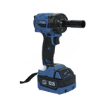 Mașină de Înșurubat cu Impact 2 în 1, Motor Brushless, 2 Acumulatori 36V 8Ah, 3 Tubulare German Meister Albastru - imagine 2