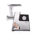 Mașină de Tocat Carne Electrică ACKILISS, 1000W, Carcasă din Oțel Inoxidabil, Accesorii pentru Cârnați și Kebbe, Piese Detasabile