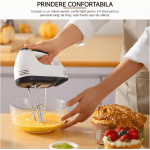 Pachetul Gospodinei – Mașină de Tocat Carne 1000W, Mixer cu Bol 1.7L, 2 Forme din Silicon, Formă de Nuci și Formă de Tarte - imagine 3