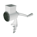Răzătoare manuală pentru măcinat nuci și brânză, din oțel carbon cu tambur din inox, 600 g
