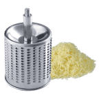 Răzătoare manuală pentru măcinat nuci și brânză, din oțel carbon cu tambur din inox, 600 g - imagine 3