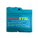 Fierăstrău Sabie WERSTIL, 21V 8Ah, cu 2 Acumulatori, 4 Pânze + 5 Pânze Cadou pentru Oase, 0–3300/min - imagine 5