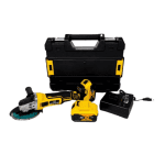 Flex German Meister 36V, 5Ah, cu 2 Acumulatori, Ø125 mm, 8500 rpm, Cutie Transport + Disc