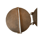 Formă pentru faguri mari, din aluminiu dur, diametru 20 cm, cu mânere din lemn – utilizare pe aragaz - imagine 2