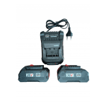 Pistol Impact German Meister, Brushless, 400 Nm, 36V 8Ah, 0–3000 rpm, 0–3200 bpm, cu 2 Acumulatori și Tubulare 17–19 mm Albastru - imagine 2