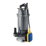 Pompa Submersibilă pentru Apă Curată Kepeida Italy QDX10-16-0.75, 1 HP, Debit 21 m³/h, Înălțime 19 m, Racord 2"/1.5", Bobinaj Cupru, Cu Flotor