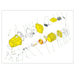 Pompa de Suprafață Kepeida Italy JET-200Z, 2 HP, Debit 85 L/min, Înălțime 60 m, Aspirație 9 m, Corp Fontă, Rotor Alamă - imagine 2