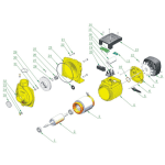 Pompa de Suprafață Kepeida Italy MHF6A, 3 HP, Debit 1000 L/min, Înălțime 16.5 m, Aspirație 8 m, Corp Fontă, Rotor Alamă - imagine 2