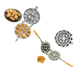 Set „Colecția Gospodinei” – Formă Nuci + Formă cu 6 Modele Asortate, Aluminiu Dur, Premium