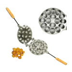 Set „Colecția Gospodinei” – Formă Nuci + Formă cu 6 Modele Asortate, Aluminiu Dur, Premium - imagine 3