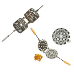 Set „Forme Asortate pentru Prăjituri” – Nuci + Ciupercuțe & Ananas, Aluminiu Dur, Premium