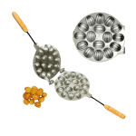 Set „Forme Asortate pentru Prăjituri” – Nuci + Ciupercuțe & Ananas, Aluminiu Dur, Premium - imagine 3