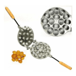 Set „Prăjituri Tradiționale” – Formă Nuci + Formă Faguri, Aluminiu Dur, Premium - imagine 3