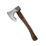 Topor Forjat Tip Satâr 340 mm, 1000 g, Lamă Lată, Mâner din Lemn
