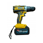 Trusă German Meister 4-în-1, 128V 8Ah cu 2 Acumulatori, Rotopercutor 26 mm, Flex Ø125 mm, Autofiletantă și Impact 320 Nm - imagine 6