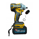 Trusă German Meister 4-în-1, 128V 8Ah cu 2 Acumulatori, Rotopercutor 26 mm, Flex Ø125 mm, Autofiletantă și Impact 320 Nm - imagine 5