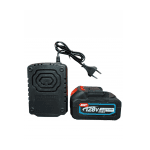 Trusă German Meister 4-în-1, 128V 8Ah cu 2 Acumulatori, Rotopercutor 26 mm, Flex Ø125 mm, Autofiletantă și Impact 320 Nm - imagine 2