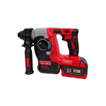 Trusă German Meister 4-în-1, 36V 8Ah cu 3 Acumulatori, Flex Ø125 mm, Pistol Impact Brushless, Bormașină și Rotopercutor Brushless, Afișaj Baterie - imagine 5