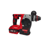 Trusă German Meister 4-în-1, 36V 8Ah cu 3 Acumulatori, Flex Ø125 mm, Pistol Impact Brushless, Bormașină și Rotopercutor Brushless, Afișaj Baterie - imagine 2