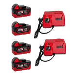 Trusă German Meister 4-în-1 Brushless, Model Nou, cu 4 Acumulatori 36V 8Ah + 2 Încărcătoare, Impact 350 Nm, Flex Ø125 mm, Rotopercutor 3J, Autofiletantă - imagine 2