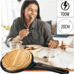 Aparat pentru Clătite Floria ZLN7910, 700W, Placă 20 cm, Strat Antiaderent, Negru - imagine 3