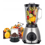 Blender SonyMax 2 în 1, 2200W, 5 Viteze, Recipient Sticlă 1.5L, Carcasă Inox, Râșniță Inclusă - imagine 4