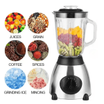 Blender SonyMax 2 în 1, 2200W, 5 Viteze, Recipient Sticlă 1.5L, Carcasă Inox, Râșniță Inclusă - imagine 3