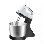 Mixer cu Bol din Inox, 2000W, 2L, 7 Viteze, 2 Seturi de Teluri, Bază Stabilă