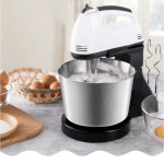 Mixer cu Bol din Inox, 2000W, 2L, 7 Viteze, 2 Seturi de Teluri, Bază Stabilă - imagine 2