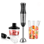 Set Blender de Mână SonyMax 4 în 1, 1200W, 9 Viteze, Funcție Turbo, Tocător 0.5L, Pahar 0.7L - imagine 4