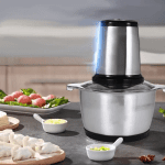 Tocător Electric 2L, Bol Inox, 4 Lame Inox, Motor Cupru, 250W, Design Detasabil - imagine 3