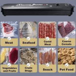 Aparat De Vidat Si Sigilat Pungi
Alimentare Vacuum Sealer ( carne ,
legume , fructe , 10 pungi incluse ) - imagine 4