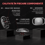 Aparat Masaj Profesional 12 Capete Cu
Percutie Puternica 20Kg Forta
Apasare, 19000 Batai Pe Minut, 9
Moduri Si Trepte Intensitate - imagine 4