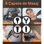 Aparat de masaj terapeutic, cuvibratii, pentru gat, umeri, spate,picioare - imagine 4