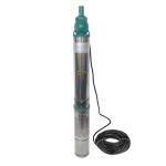 Kit complet hidrofor Pompa submersibila de mare adancime, DDT, QJD120-1.5, 1500 W, Inox, 8 turbine + Bazin inox 50 L + accesorii - imagine 3