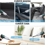 Mini Aspirator Portabil 3 ÃŽn 1 Cu
Acumulator Si IncÄƒrcare Prin Usb - imagine 3